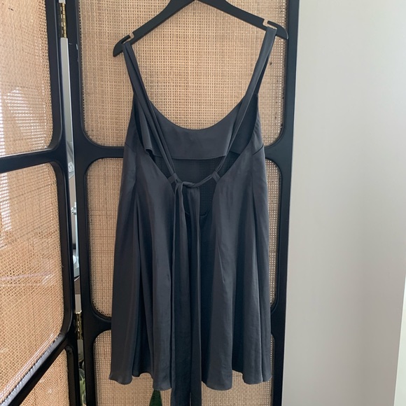 Free People Late Night Mini Slip Dress in Gray - Picture 4 of 6